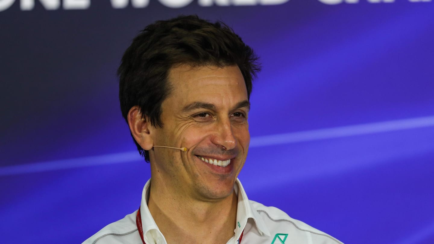 Toto Wolff (AUT) Mercedes AMG F1 Director of Motorsport in the Press Conference at Formula One World Championship, Rd15, Malaysian Grand Prix, Practice, Sepang, Malaysia, Friday 29 September 2017. © Kym Illman/Sutton Images