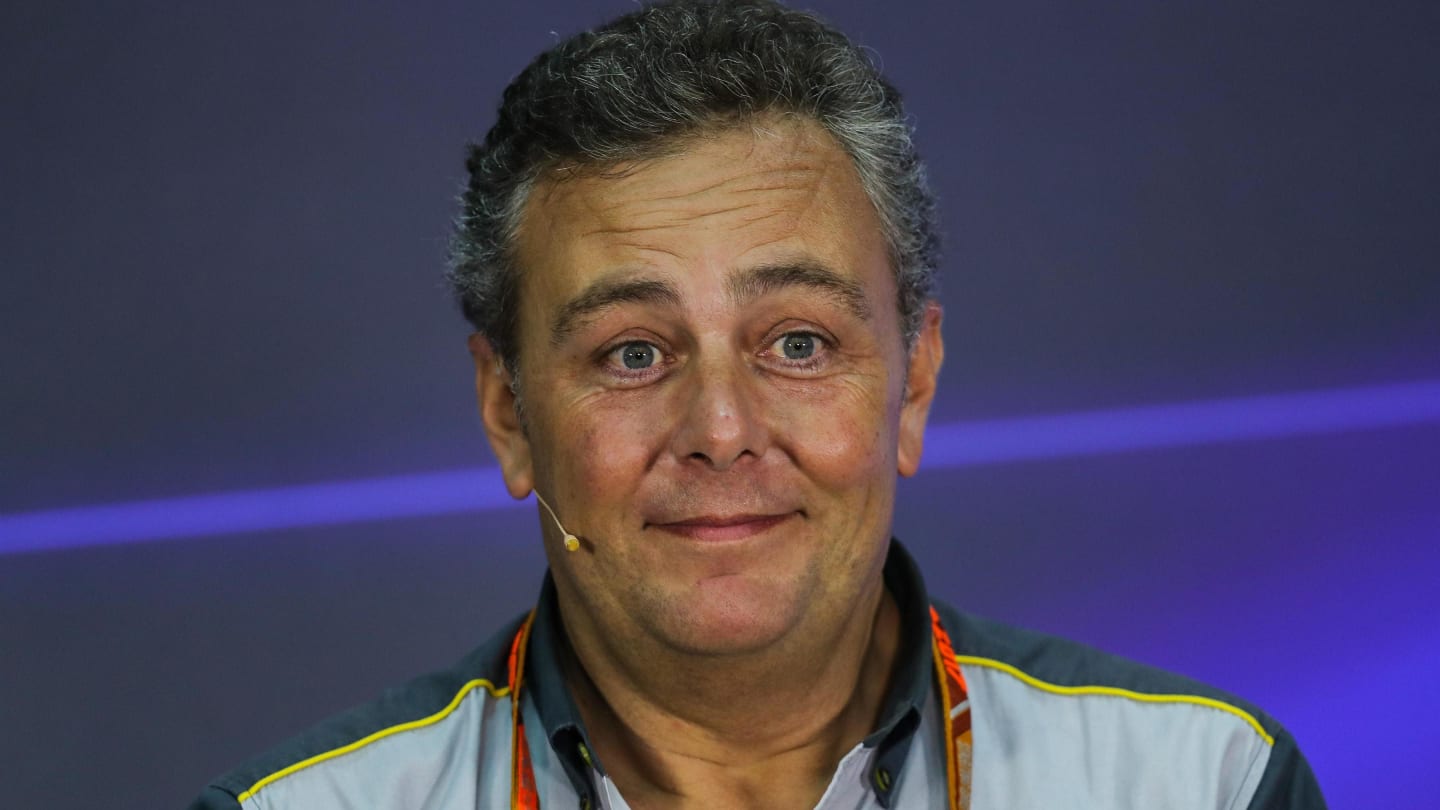 Mario Isola (ITA) Pirelli Sporting Director in the Press Conference at Formula One World Championship, Rd15, Malaysian Grand Prix, Practice, Sepang, Malaysia, Friday 29 September 2017. © Kym Illman/Sutton Images