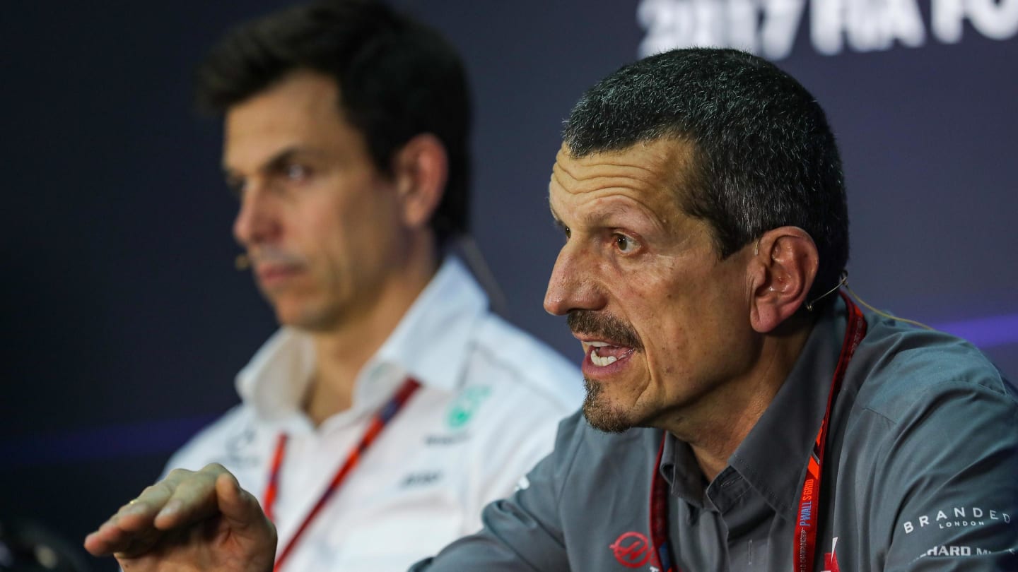 Guenther Steiner (ITA) Haas F1 Team Principal in the Press Conference at Formula One World Championship, Rd15, Malaysian Grand Prix, Practice, Sepang, Malaysia, Friday 29 September 2017. © Kym Illman/Sutton Images