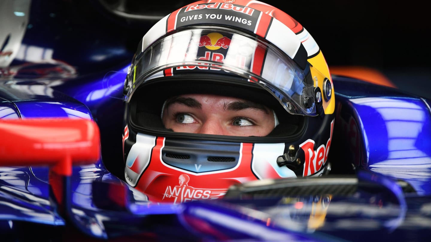 Pierre Gasly (FRA) Scuderia Toro Rosso STR12 at Formula One World Championship, Rd15, Malaysian Grand Prix, Practice, Sepang, Malaysia, Friday 29 September 2017. © Mark Sutton/Sutton Images