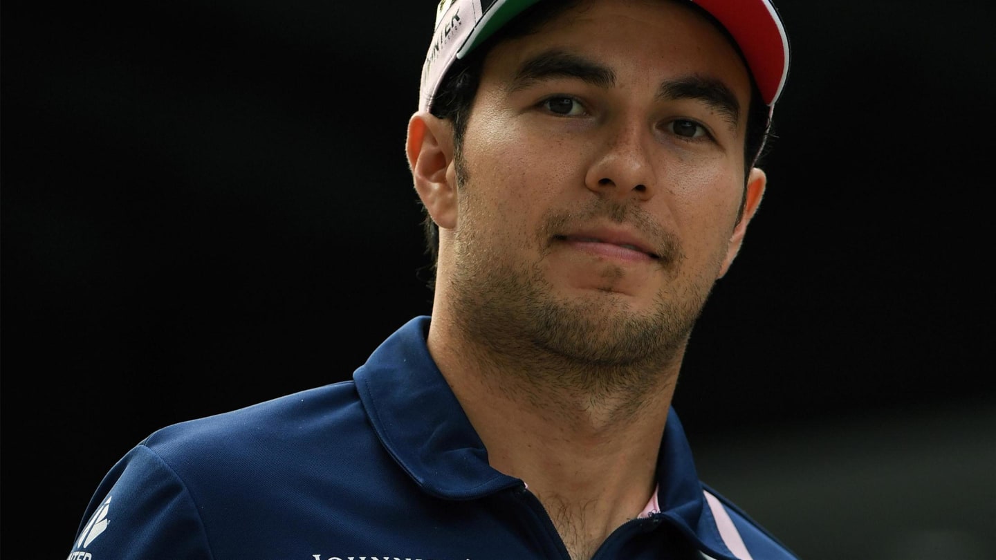 Sergio Perez (MEX) Force India at Formula One World Championship, Rd15, Malaysian Grand Prix, Practice, Sepang, Malaysia, Friday 29 September 2017. © Mark Sutton/Sutton Images
