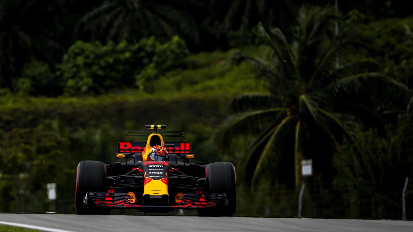 Max Verstappen (NED) Red Bull Racing RB13 at Formula One World Championship, Rd15, Malaysian Grand Prix, Qualifying, Sepang, Malaysia, Saturday 30 September 2017. © Manuel Goria/Sutton Images