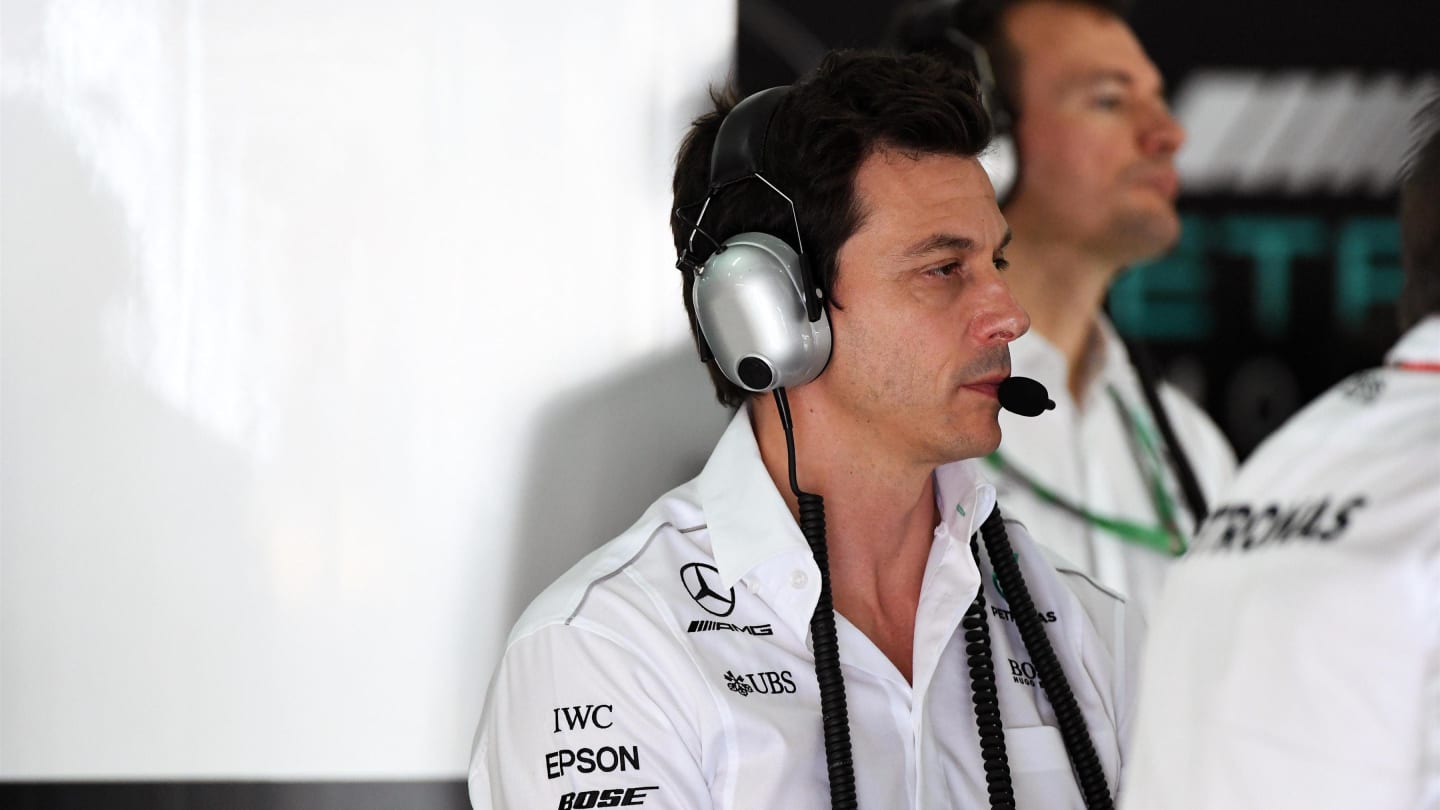 Toto Wolff (AUT) Mercedes AMG F1 Director of Motorsport at Formula One World Championship, Rd15, Malaysian Grand Prix, Qualifying, Sepang, Malaysia, Saturday 30 September 2017. © Mark Sutton/Sutton Images