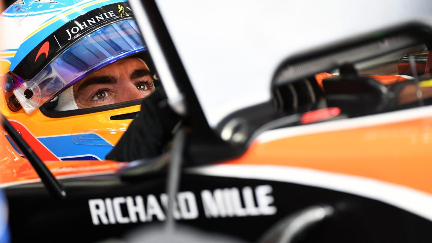 Fernando Alonso (ESP) McLaren at Formula One World Championship, Rd15, Malaysian Grand Prix, Qualifying, Sepang, Malaysia, Saturday 30 September 2017. © Mark Sutton/Sutton Images
