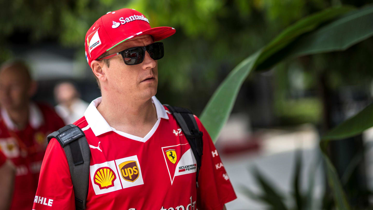 Kimi Raikkonen (FIN) Ferrari at Formula One World Championship, Rd15, Malaysian Grand Prix, Preparations, Sepang, Malaysia, Thursday 28 September 2017. © Manuel Goria/Sutton Images