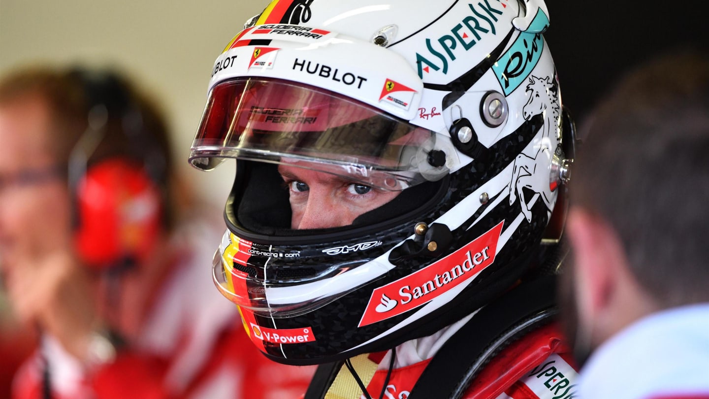 Sebastian Vettel (GER) Ferrari at Formula One World Championship, Rd18, Mexican Grand Prix,