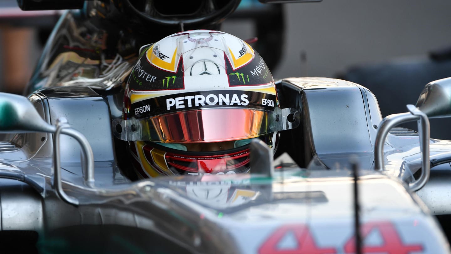 Lewis Hamilton (GBR) Mercedes-Benz F1 W08 Hybrid at Formula One World Championship, Rd18, Mexican
