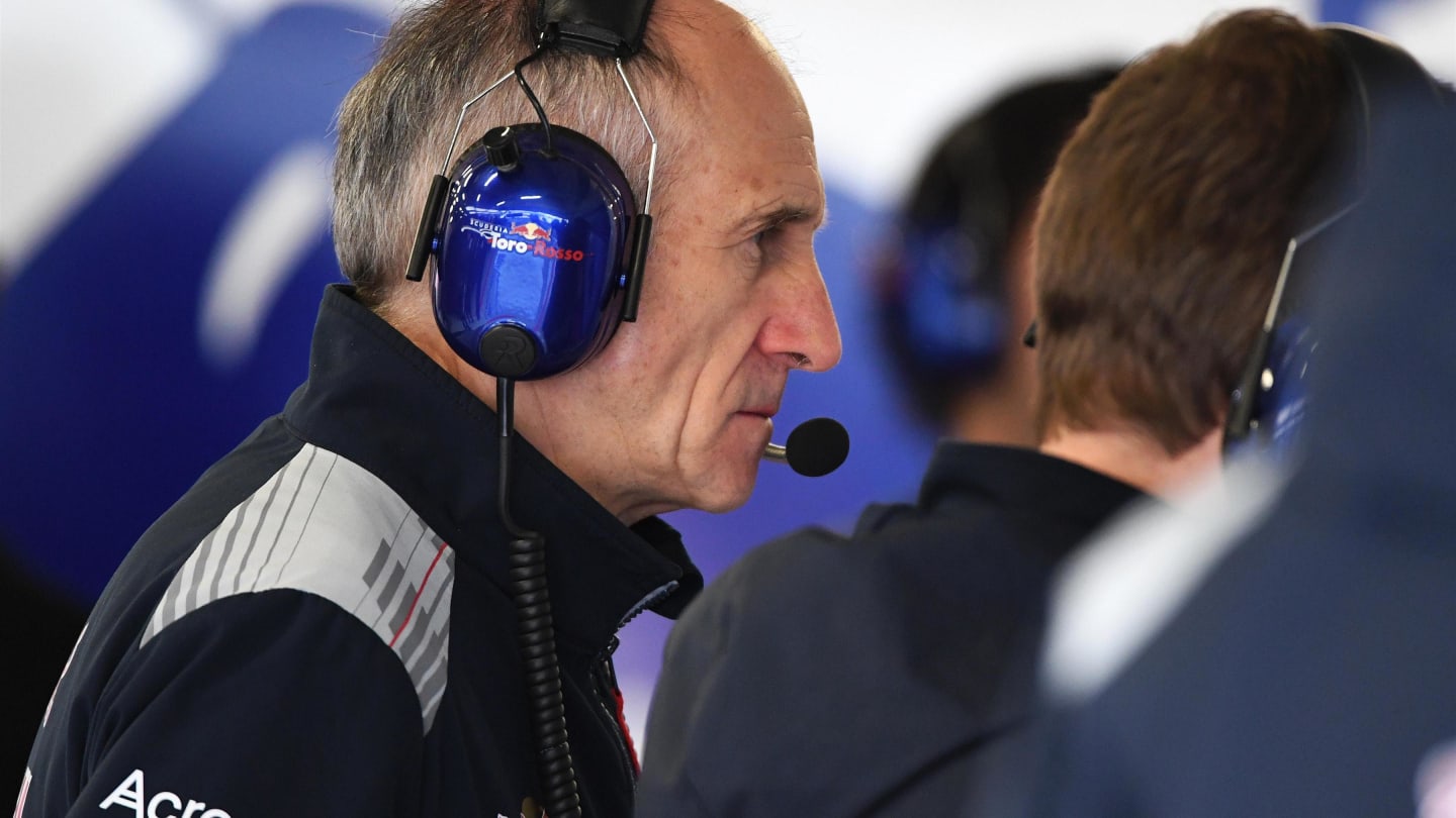 Franz Tost (AUT) Scuderia Toro Rosso Team Principal at Formula One World Championship, Rd18, Mexican Grand Prix, Qualifying, Circuit Hermanos Rodriguez, Mexico City, Mexico, Saturday 28 October 2017. © Mark Sutton/Sutton Images