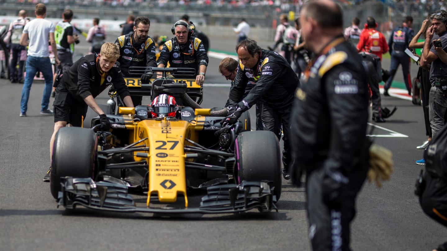Nico Hulkenberg (GER) Renault Sport F1 Team RS17 at Formula One World Championship, Rd18, Mexican