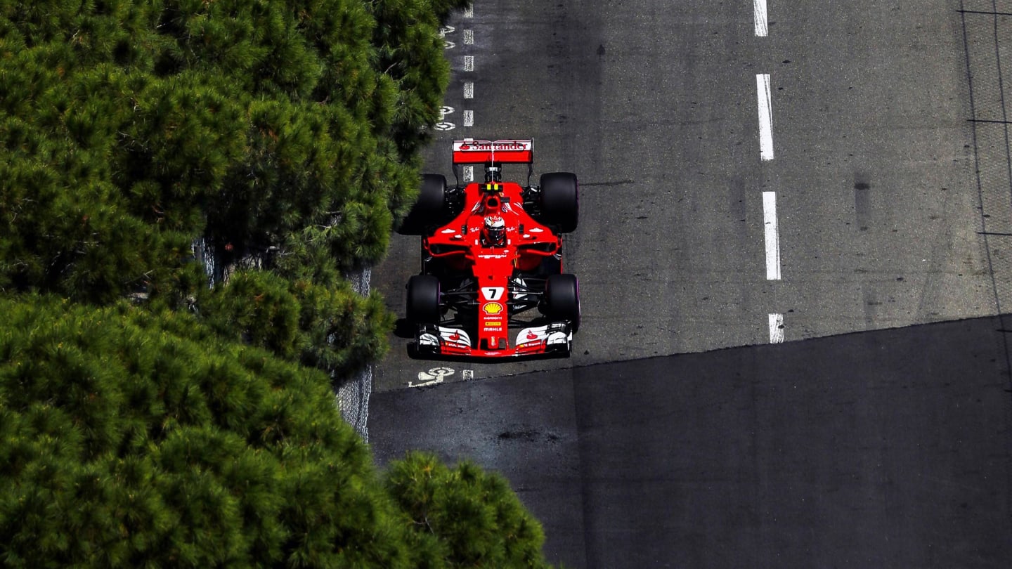 Kimi Raikkonen (FIN) Ferrari SF70-H at Formula One World Championship, Rd6, Monaco Grand Prix, Qualifying, Monte-Carlo, Monaco, Saturday 27 May 2017. © Sutton Images