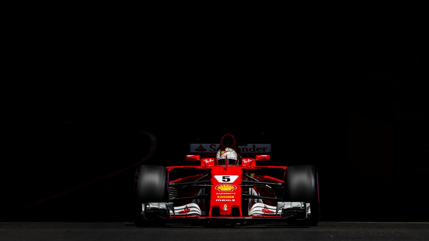 Sebastian Vettel (GER) Ferrari SF70-H at Formula One World Championship, Rd6, Monaco Grand Prix, Qualifying, Monte-Carlo, Monaco, Saturday 27 May 2017. © Sutton Images