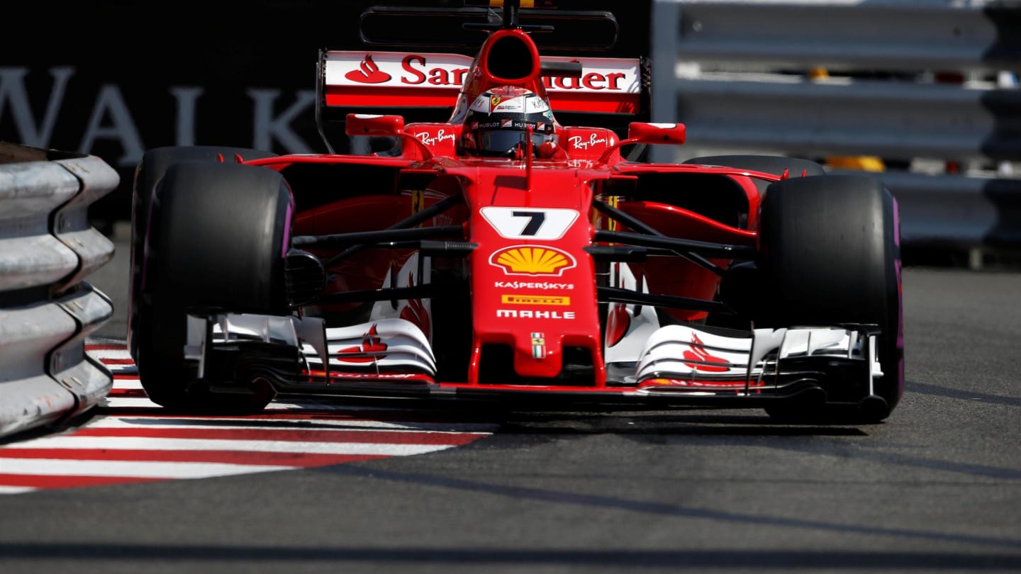 Kimi Raikkonen (FIN) Ferrari SF70-H at Formula One World Championship, Rd6, Monaco Grand Prix, Qualifying, Monte-Carlo, Monaco, Saturday 27 May 2017. © Sutton Images