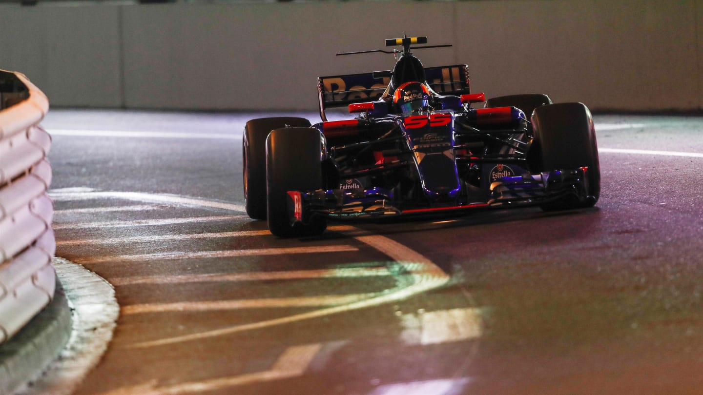 Carlos Sainz (ESP) Scuderia Toro Rosso STR12 at Formula One World Championship, Rd6, Monaco Grand Prix, Qualifying, Monte-Carlo, Monaco, Saturday 27 May 2017. © Sutton Images