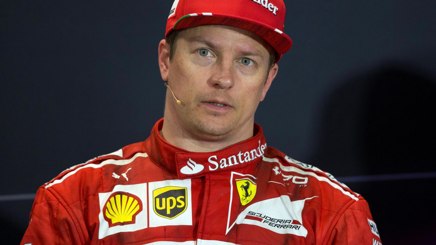 Kimi Raikkonen (FIN) Ferrari in the Press Conference at Formula One World Championship, Rd6, Monaco