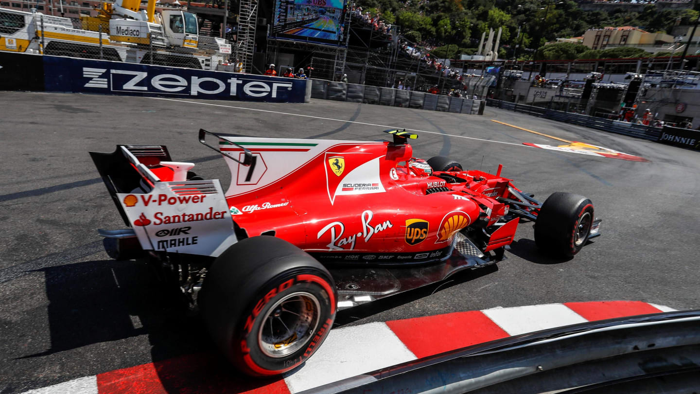 Kimi Raikkonen (FIN) Ferrari SF70-H at Formula One World Championship, Rd6, Monaco Grand Prix, Race, Monte-Carlo, Monaco, Sunday 28 May 2017. © Sutton Images