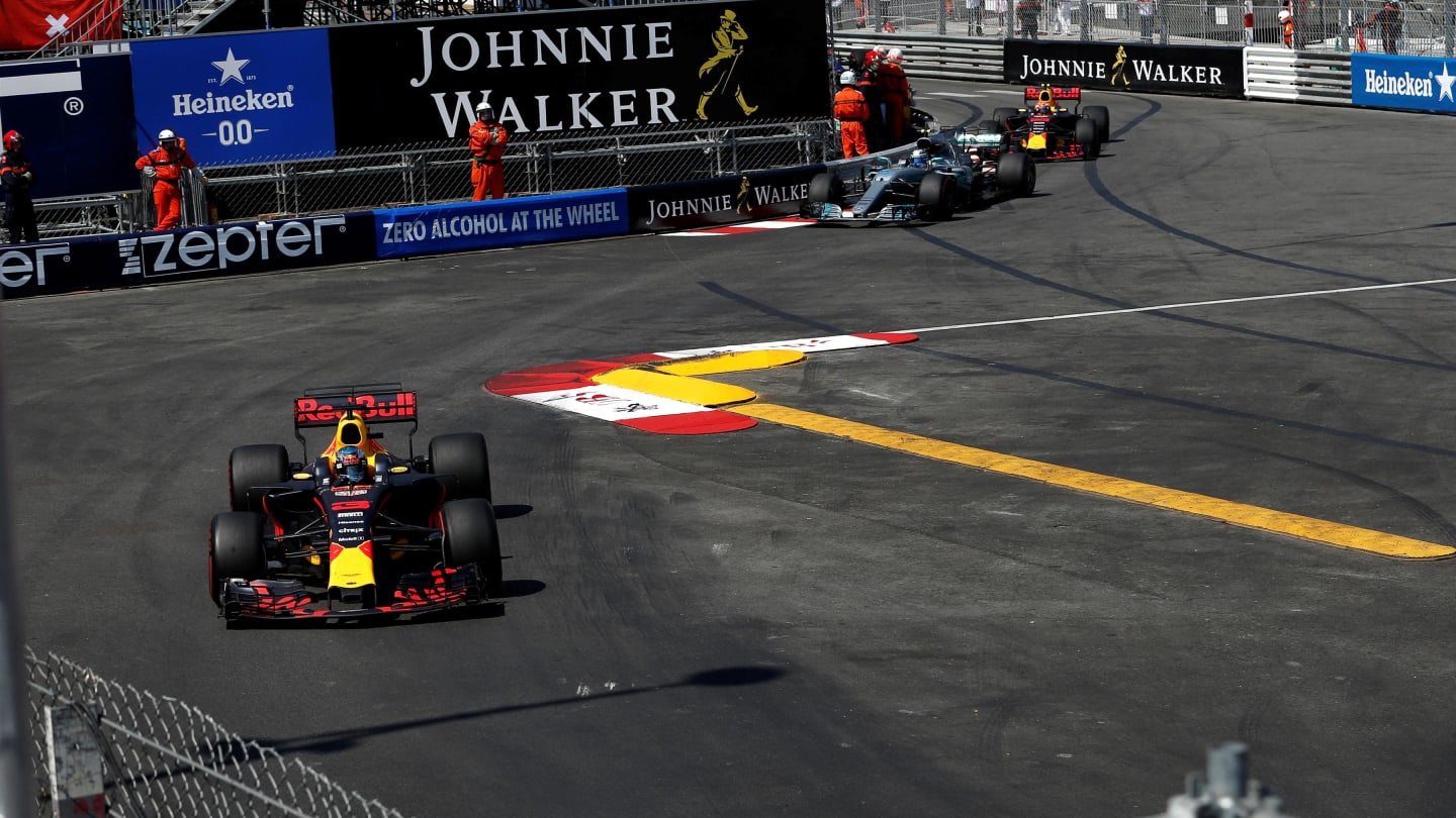 Daniel Ricciardo (AUS) Red Bull Racing RB13 at Formula One World Championship, Rd6, Monaco Grand Prix, Race, Monte-Carlo, Monaco, Sunday 28 May 2017. © Sutton Images