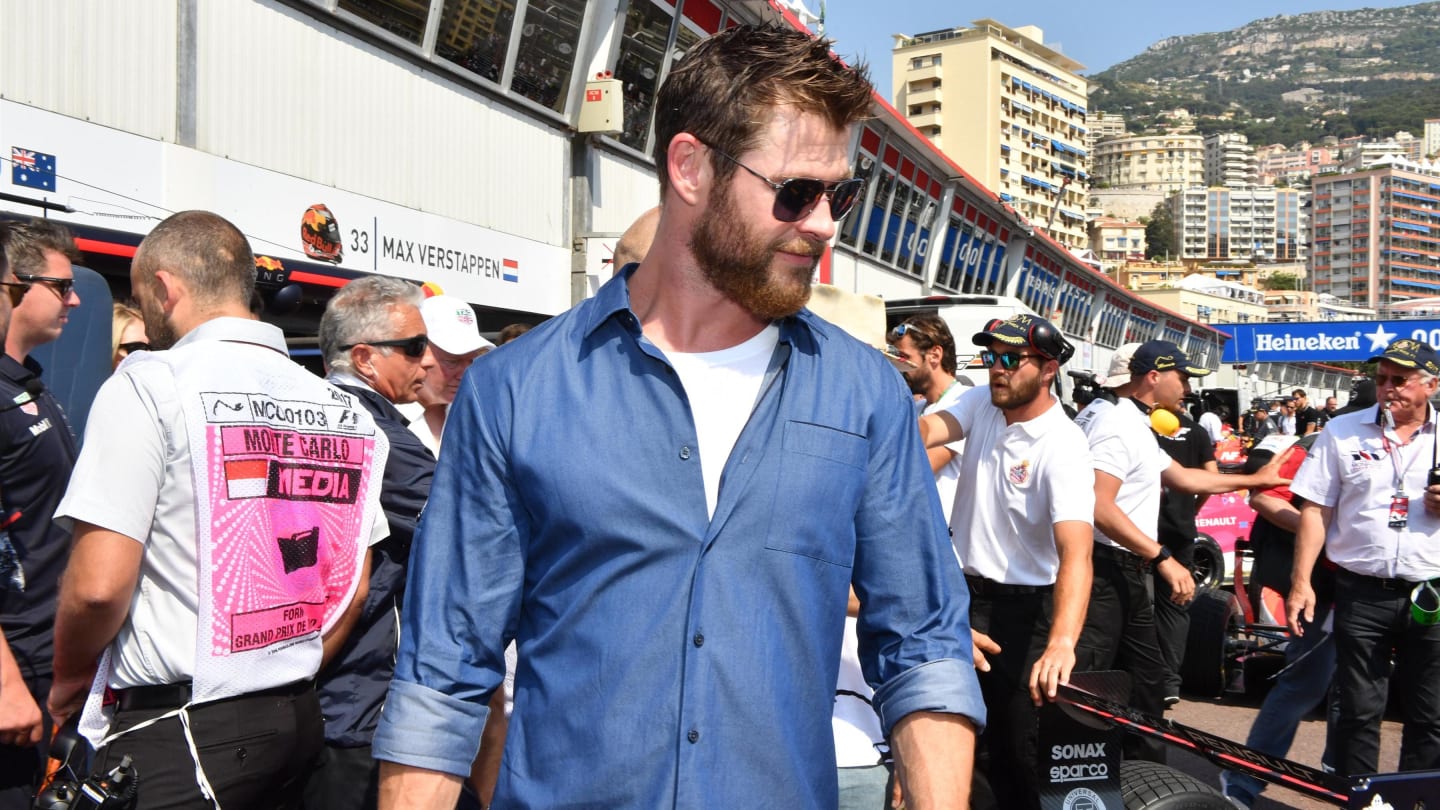 Chris Hemsworth (AUS) Actor at Formula One World Championship, Rd6, Monaco Grand Prix, Race, Monte-Carlo, Monaco, Sunday 28 May 2017. © Sutton Images