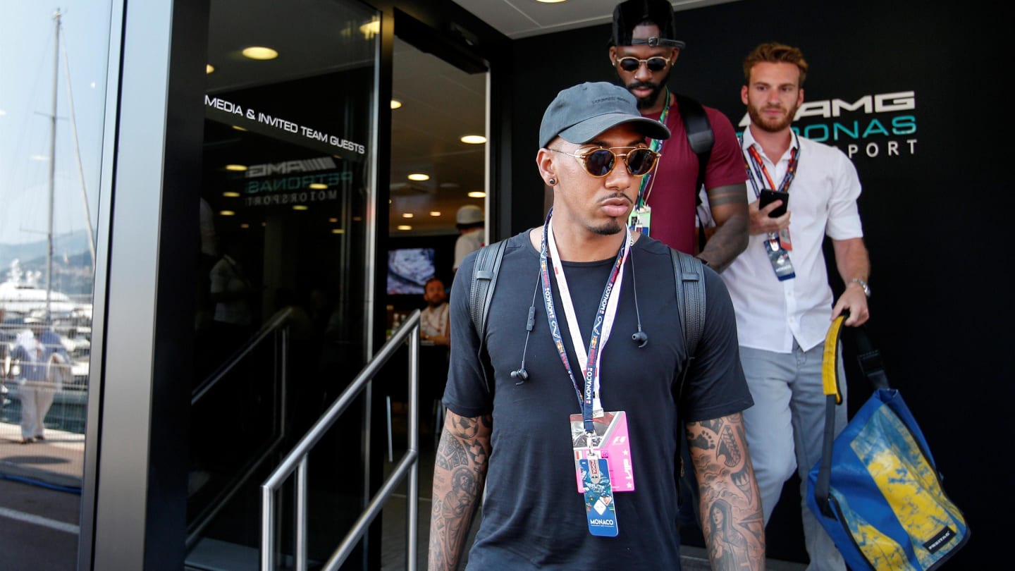 Jerome Boateng (GER) Footballer at Formula One World Championship, Rd6, Monaco Grand Prix, Race, Monte-Carlo, Monaco, Sunday 28 May 2017. © Sutton Images