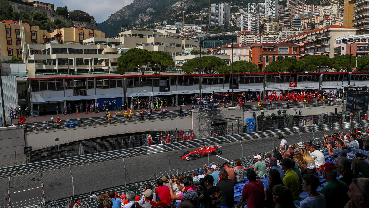 Kimi Raikkonen (FIN) Ferrari SF70-H at Formula One World Championship, Rd6, Monaco Grand Prix, Practice, Monte-Carlo, Monaco, Thursday 25 May 2017. © Sutton Images