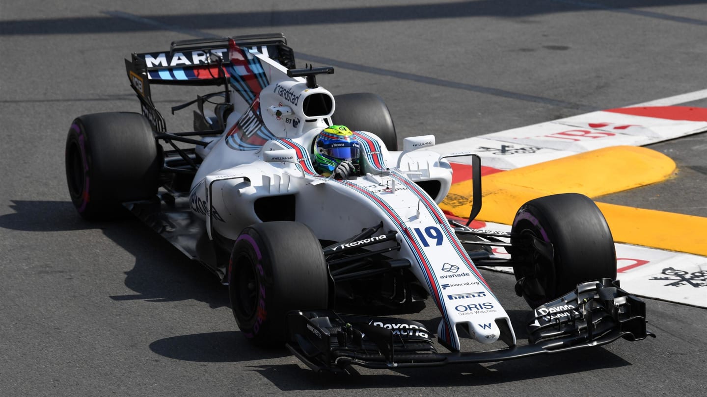 Felipe Massa (BRA) Williams FW40 at Formula One World Championship, Rd6, Monaco Grand Prix, Practice, Monte-Carlo, Monaco, Thursday 25 May 2017. © Sutton Images