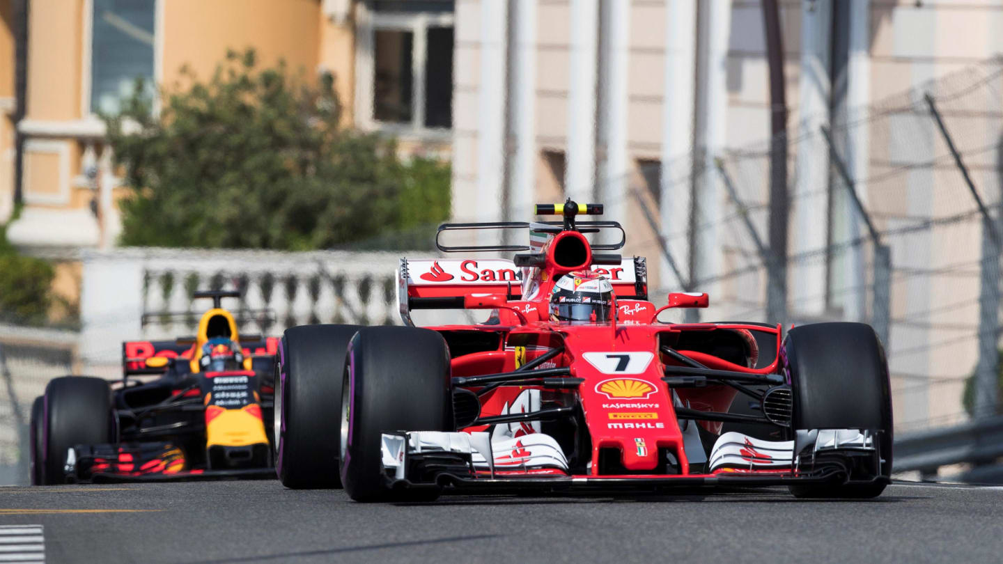 Kimi Raikkonen (FIN) Ferrari SF70-H at Formula One World Championship, Rd6, Monaco Grand Prix, Practice, Monte-Carlo, Monaco, Thursday 25 May 2017. © Sutton Images