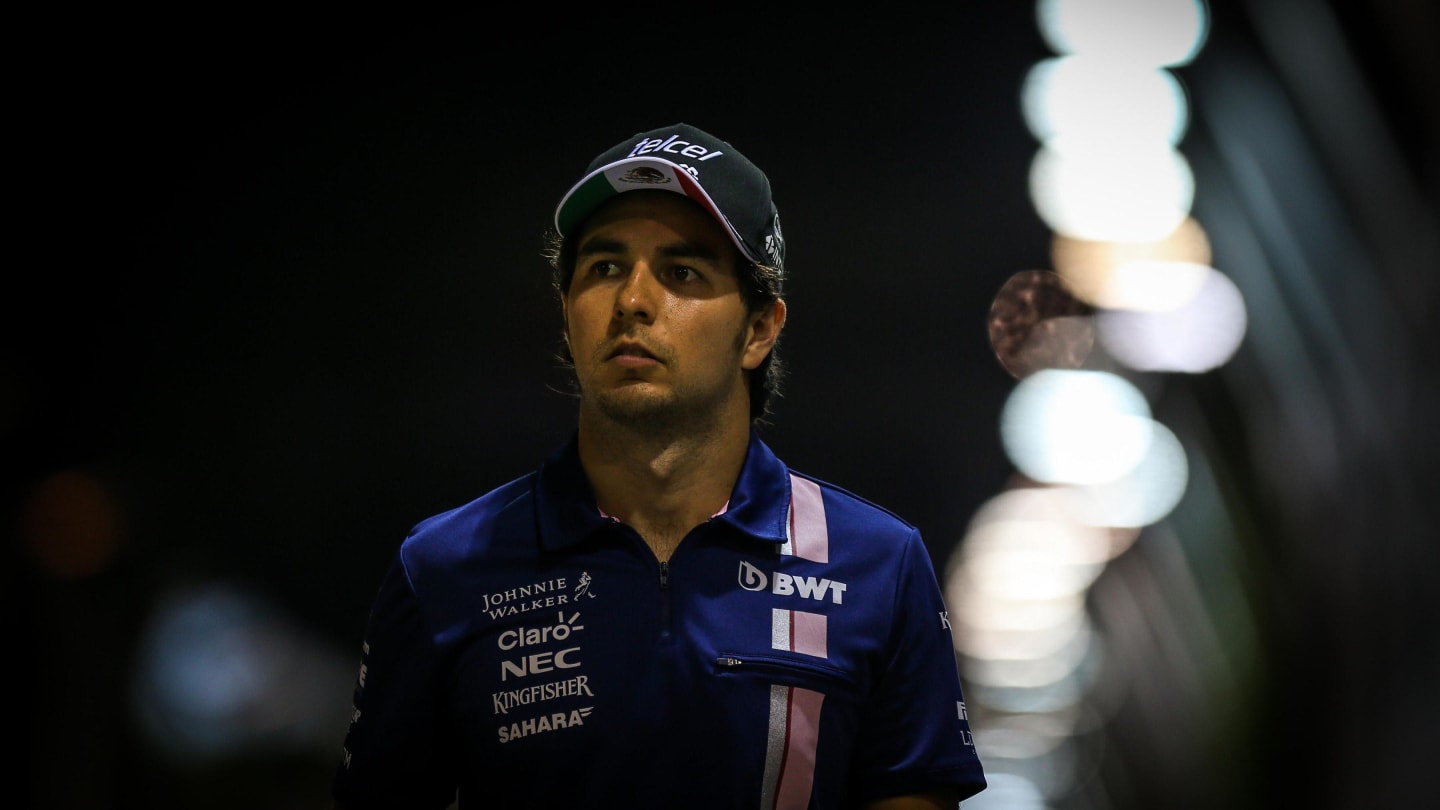 Sergio Perez (MEX) Force India at Formula One World Championship, Rd14, Singapore Grand Prix,