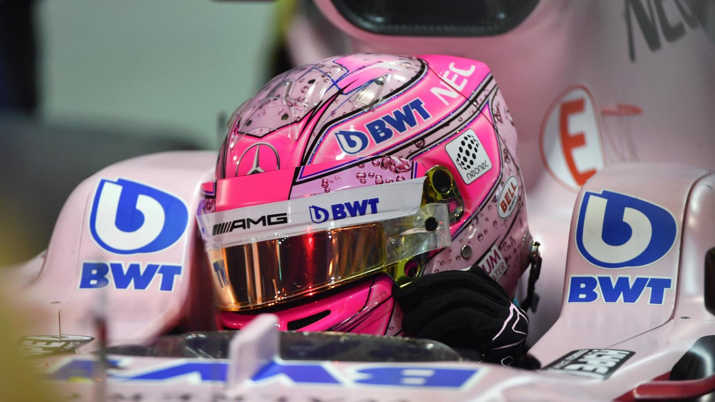 Esteban Ocon (FRA) Force India VJM10 at Formula One World Championship, Rd14, Singapore Grand Prix, Practice, Marina Bay Street Circuit, Singapore, Friday 15 September 2017. © Sutton Images