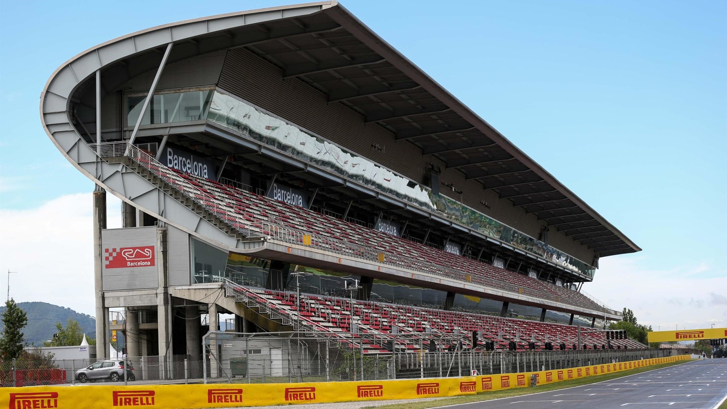 Grandstand and Track View at Formula One World Championship, Rd5, Spanish Grand Prix, Preparations, Barcelona, Spain, Thursday 11 May 2017. © Sutton Motorsport Images