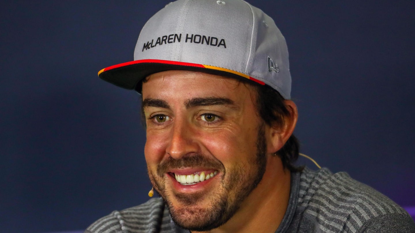 Fernando Alonso (ESP) McLaren in the Press Conference at Formula One World Championship, Rd5, Spanish Grand Prix, Preparations, Barcelona, Spain, Thursday 11 May 2017. © Sutton Motorsport Images