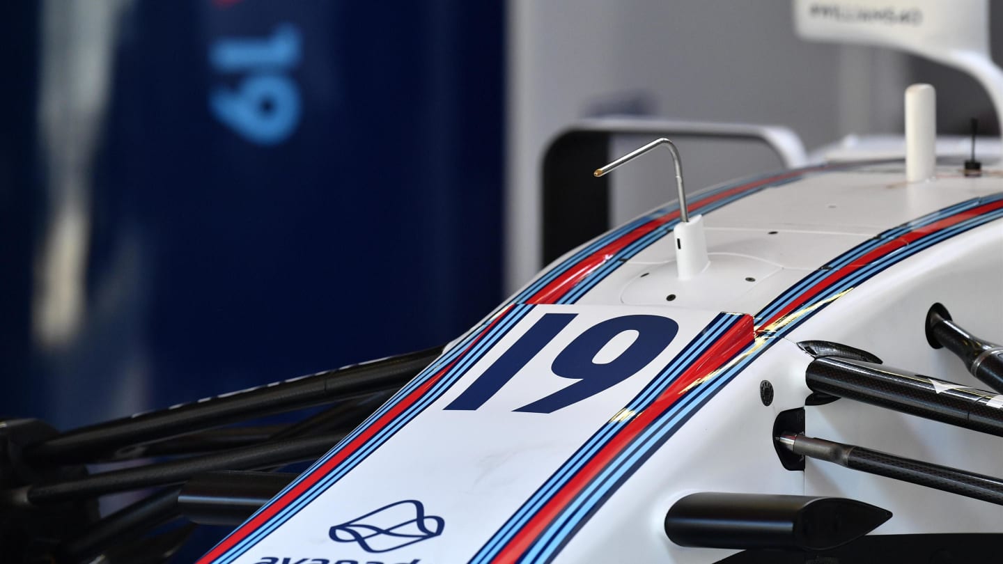 Williams FW40 nose detail at Formula One World Championship, Rd5, Spanish Grand Prix, Preparations, Barcelona, Spain, Thursday 11 May 2017. © Sutton Motorsport Images