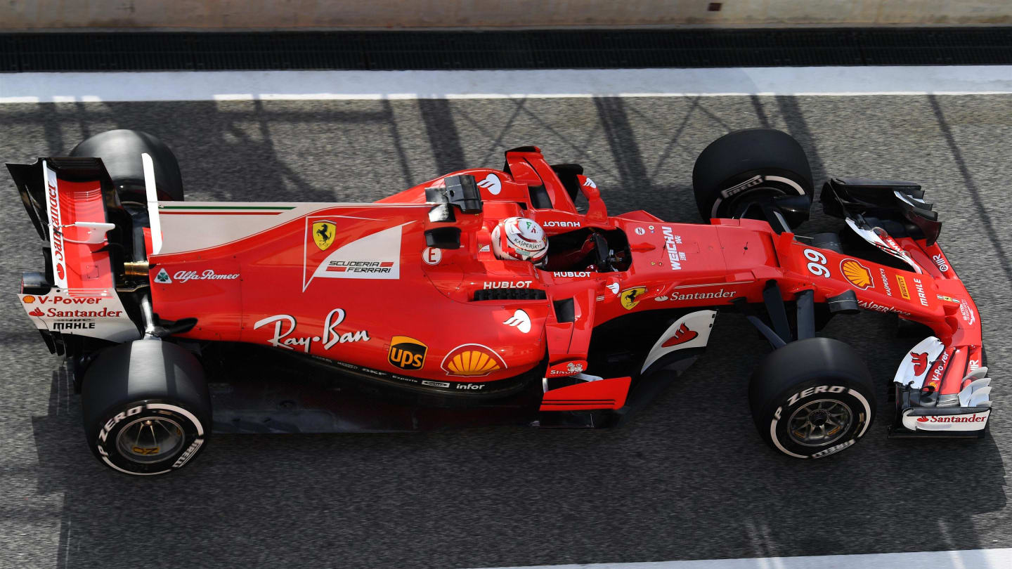 Antonio Giovinazzi (ITA) Ferrari SF70-H at Formula One Testing, Day One, Bahrain International Circuit, Sakhir, Bahrain, Tuesday 18 April 2017. © Sutton Motorsport Images