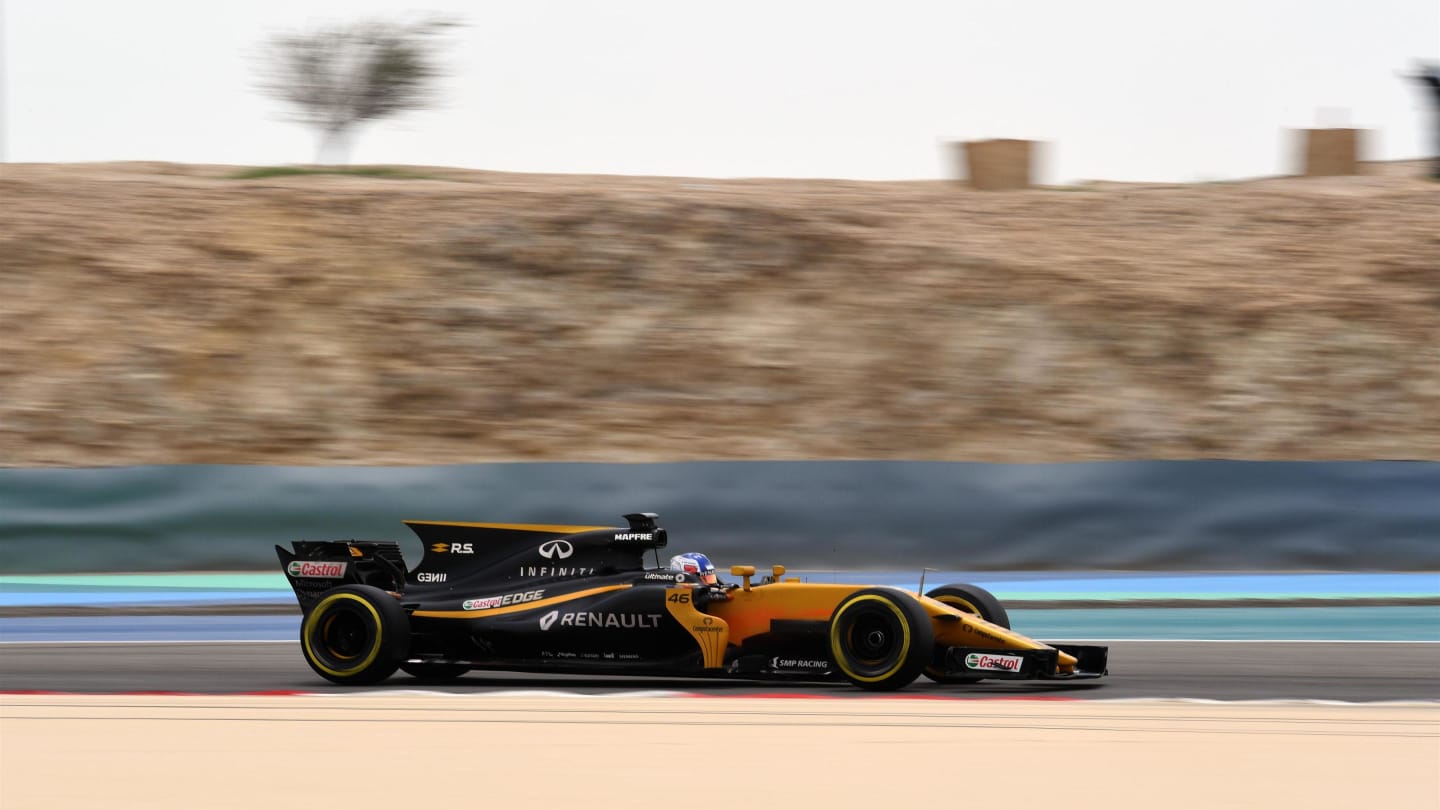 Sergey Sirotkin (RUS) Renault Sport F1 Team RS17 at Formula One Testing, Day Two, Bahrain International Circuit, Sakhir, Bahrain, Wednesday 19 April 2017. © Sutton Motorsport Images
