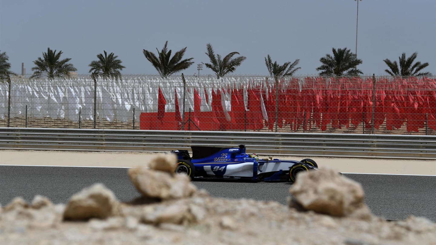 Pascal Wehrlein (GER) Sauber C36 at Formula One Testing, Day Two, Bahrain International Circuit, Sakhir, Bahrain, Wednesday 19 April 2017. © Sutton Motorsport Images