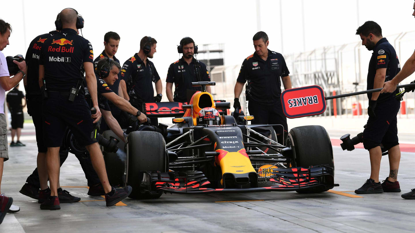 Pierre Gasly (FRA) Red Bull Racing RB13 at Formula One Testing, Day Two, Bahrain International Circuit, Sakhir, Bahrain, Wednesday 19 April 2017. © Sutton Motorsport Images