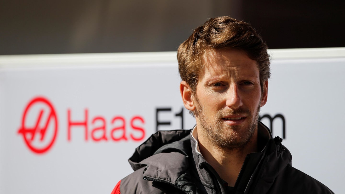 Romain Grosjean (FRA) Haas F1 at Formula One Testing, Day One, Barcelona, Spain, 27 February 2017. © Sutton Images