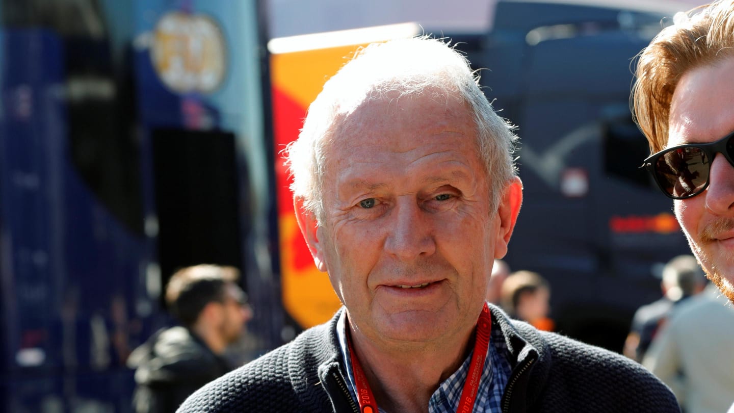 Dr Helmut Marko (AUT) Red Bull Motorsport Consultant at Formula One Testing, Day Three, Barcelona, Spain, 1 March 2017. © Sutton Images