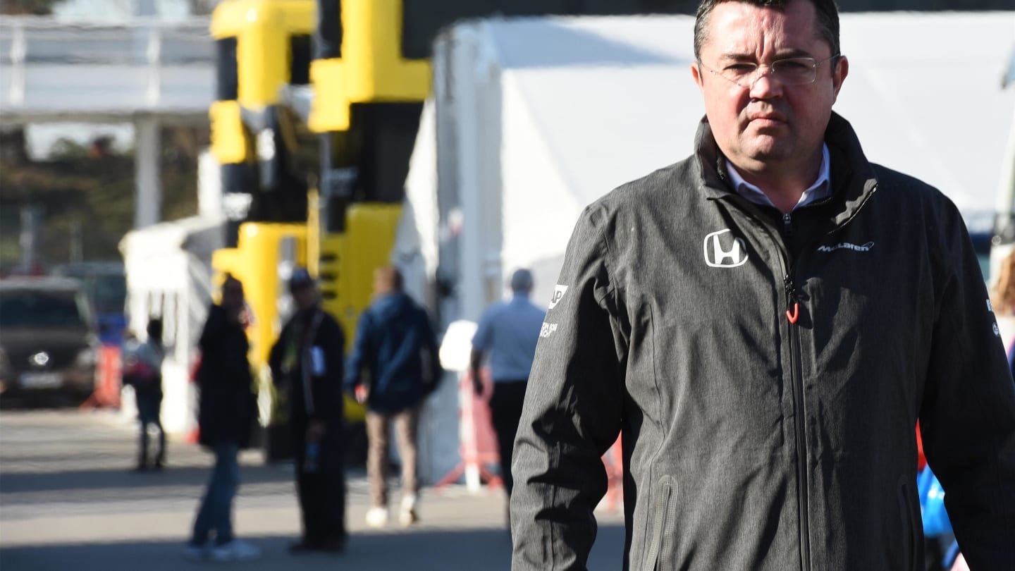 Eric Boullier (FRA) McLaren Racing Director at Formula One Testing, Day Four, Barcelona, Spain, 10 March 2017. © Sutton Images