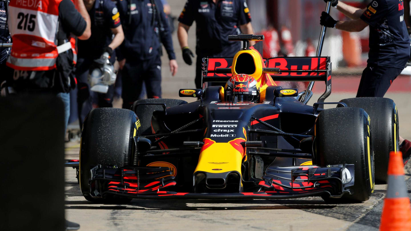Max Verstappen (NED) Red Bull Racing RB13 at Formula One Testing, Day Four, Barcelona, Spain, 10 March 2017. © Sutton Images