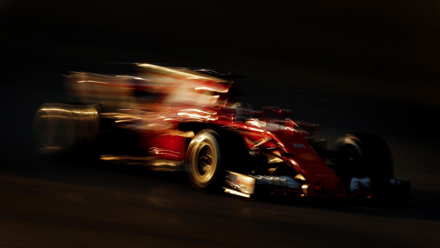 Sebastian Vettel (GER) Ferrari SF70-H at Formula One Testing, Day Three, Barcelona, Spain, 9 March 2017. © Sutton Images