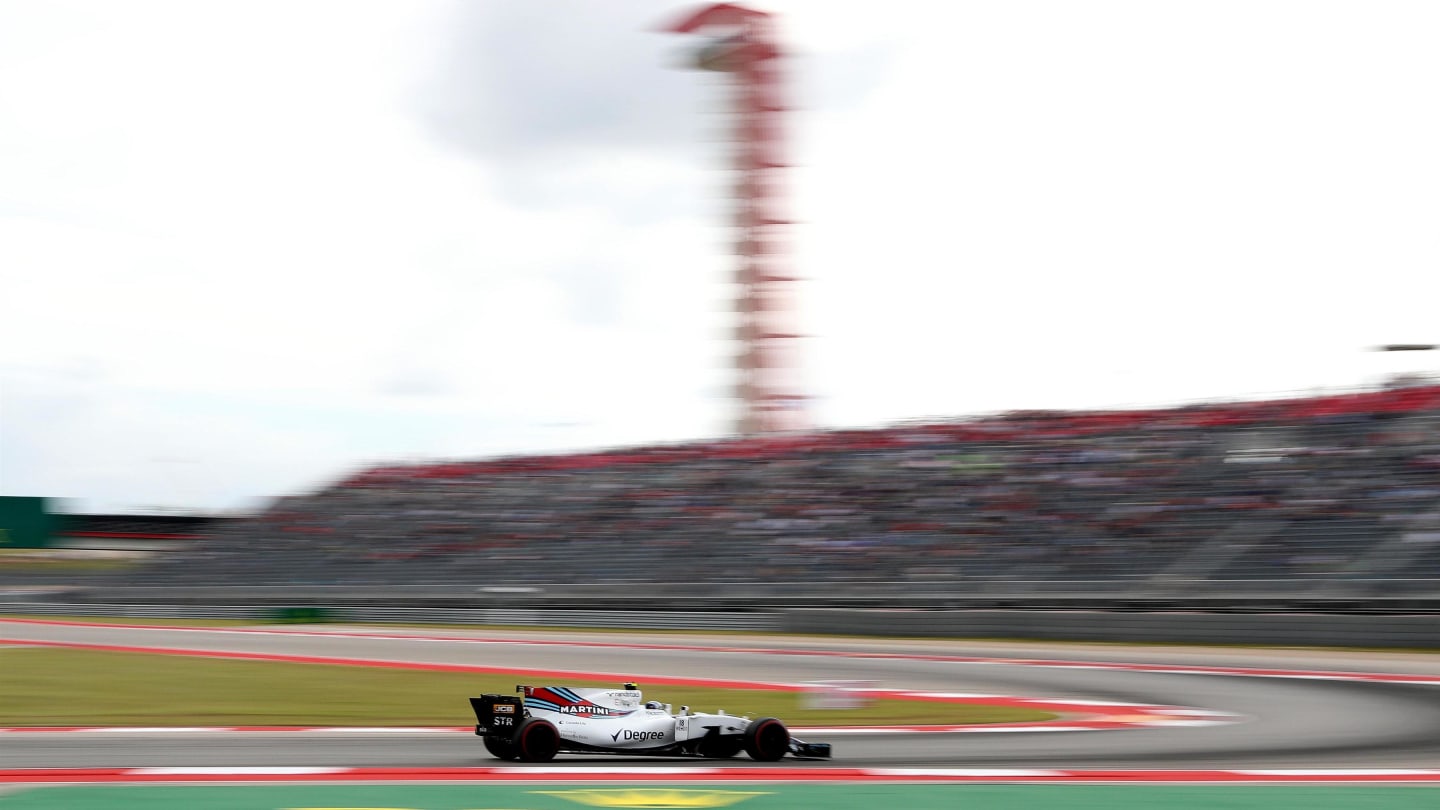 Felipe Massa (BRA) Williams FW40 at Formula One World Championship, Rd17, United States Grand Prix, Practice, Circuit of the Americas, Austin, Texas, USA, Friday 20 October 2017. © Kym Illman/Sutton Images