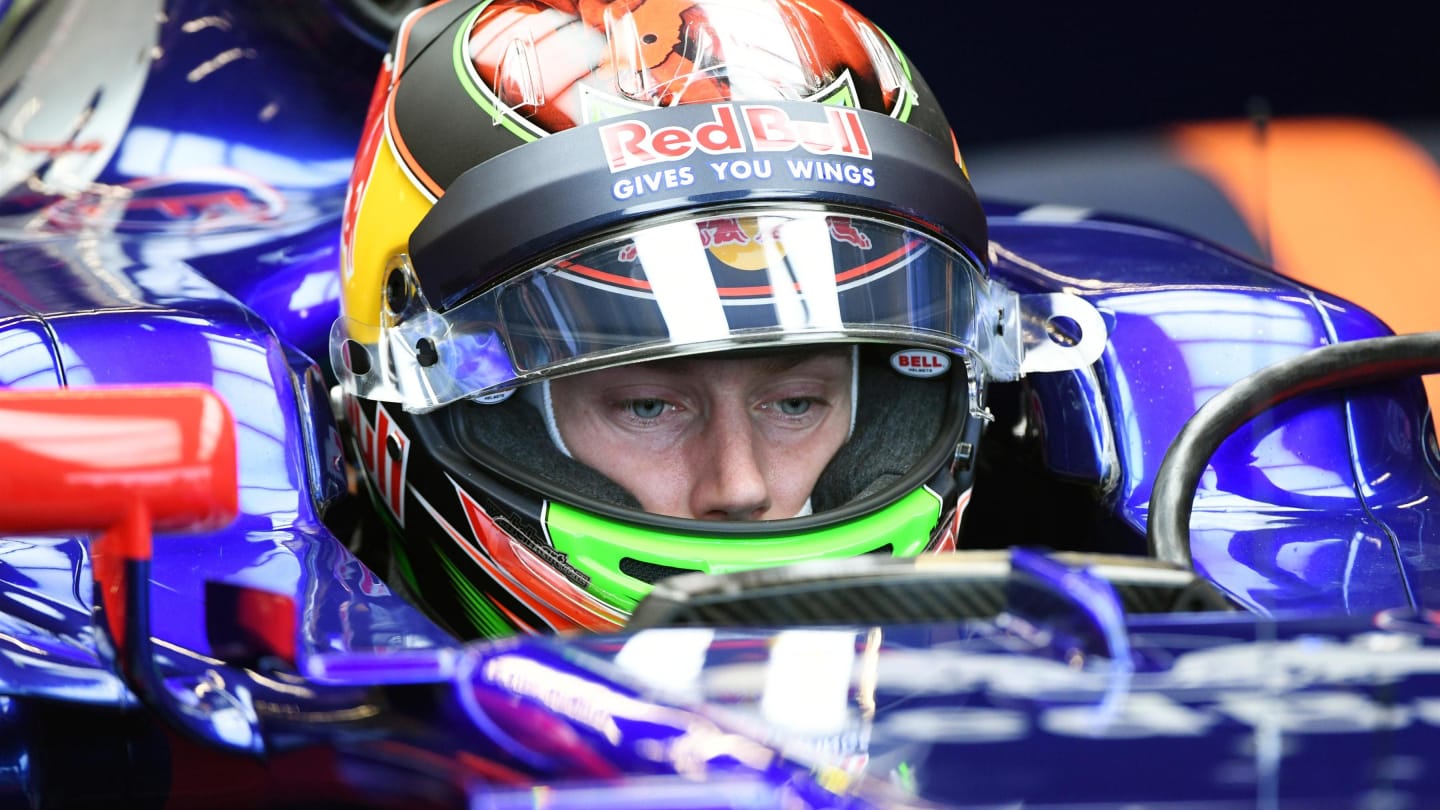 Brendon Hartley (NZL) Scuderia Toro Rosso STR12 at Formula One World Championship, Rd17, United States Grand Prix, Practice, Circuit of the Americas, Austin, Texas, USA, Friday 20 October 2017. © Mark Sutton/Sutton Images