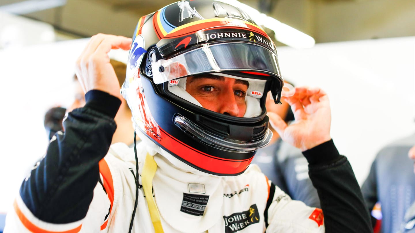 Fernando Alonso (ESP) McLaren at Formula One World Championship, Rd17, United States Grand Prix, Practice, Circuit of the Americas, Austin, Texas, USA, Friday 20 October 2017. © Steven Tee/LAT/Sutton Images