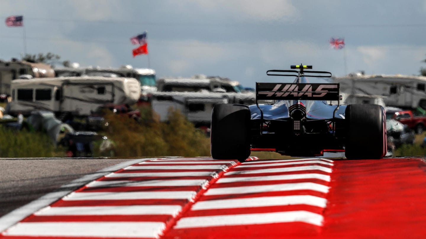 Kevin Magnussen (DEN) Haas VF-17 at Formula One World Championship, Rd17, United States Grand Prix,