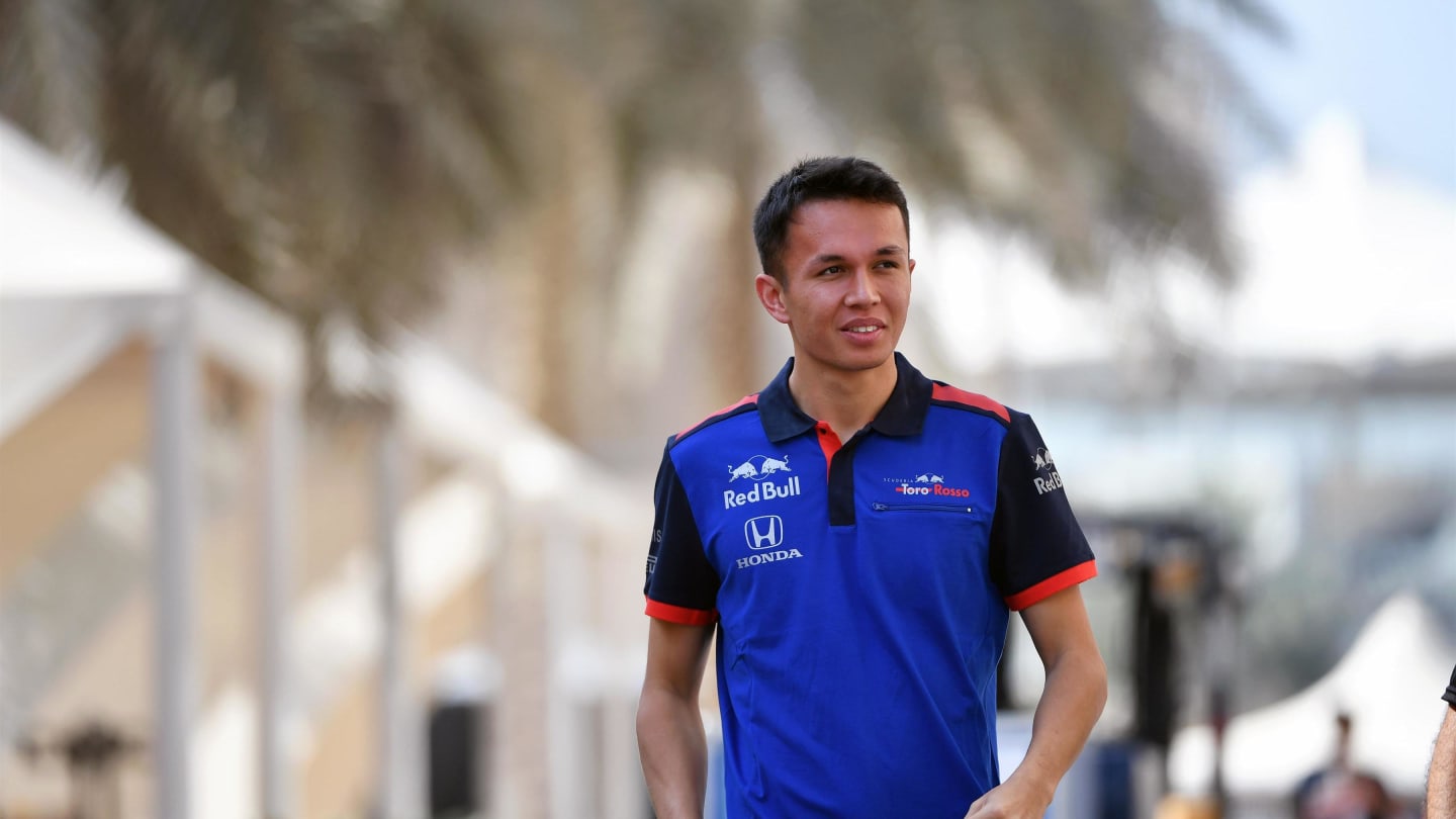 Alex Albon, Scuderia Toro Rosso at Formula One Testing, Day One, Yas Marina Circuit, Abu Dhabi,