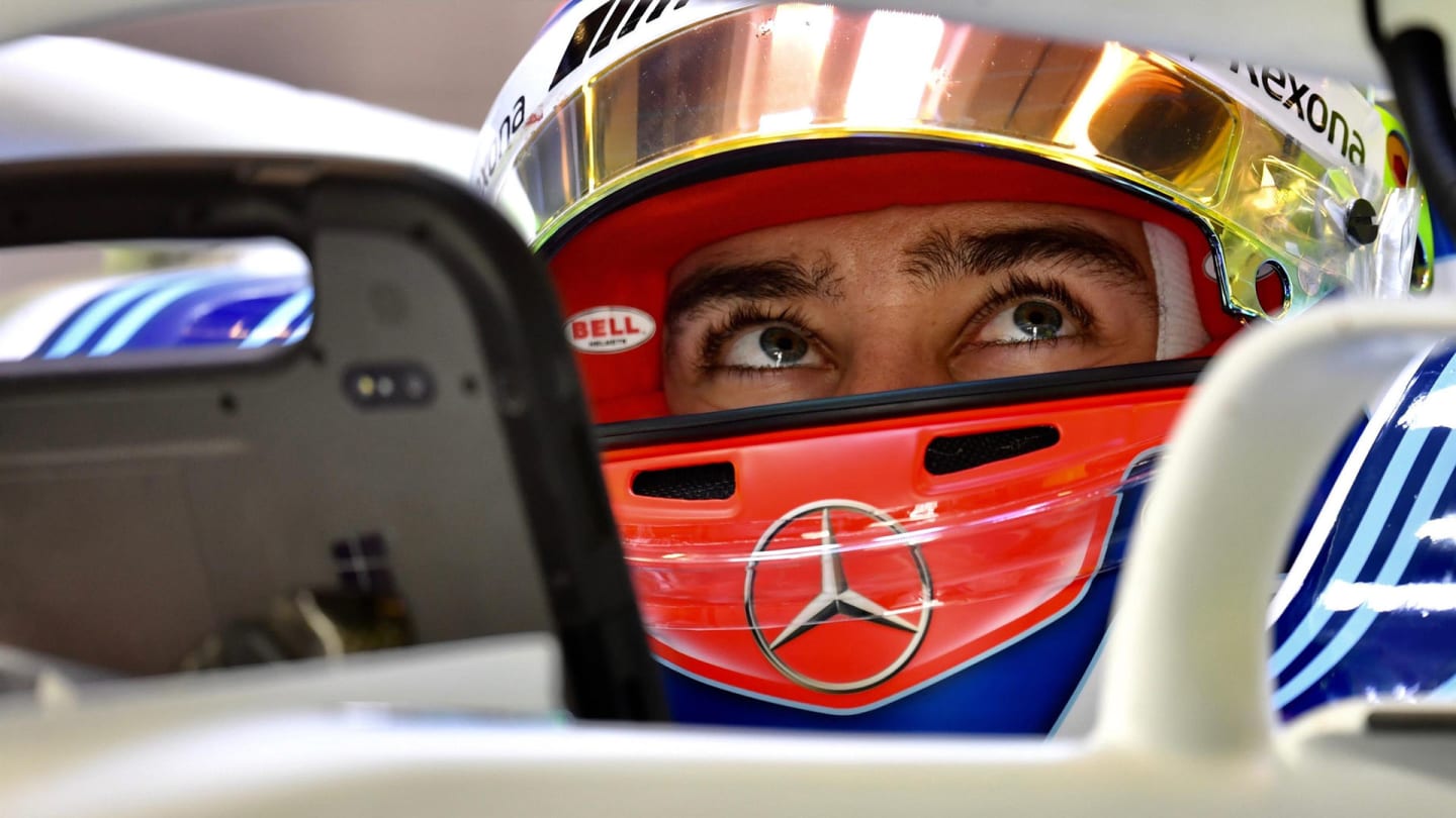 George Russell, Williams FW41 at Formula One Testing, Day One, Yas Marina Circuit, Abu Dhabi, UAE,