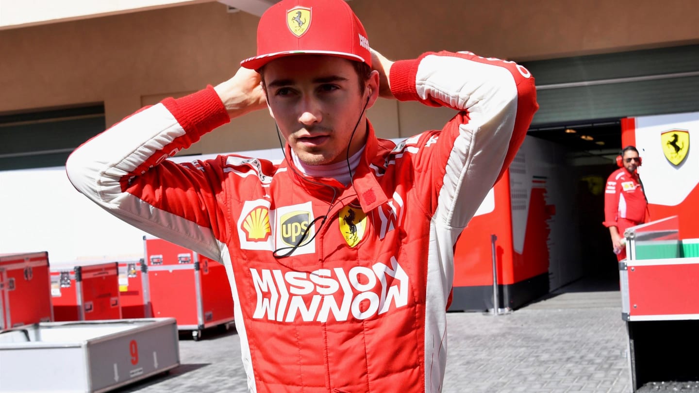 Charles Leclerc, Ferrari at Formula One Testing, Day Two, Yas Marina Circuit, Abu Dhabi, UAE,