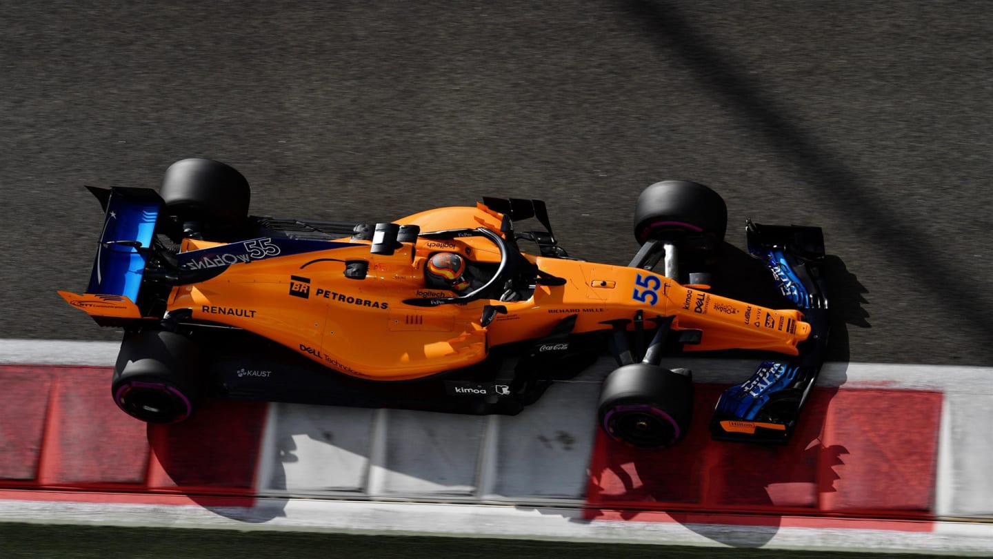 Carlos Sainz Jr, McLaren MCL33 at Formula One Testing, Day Two, Yas Marina Circuit, Abu Dhabi, UAE,