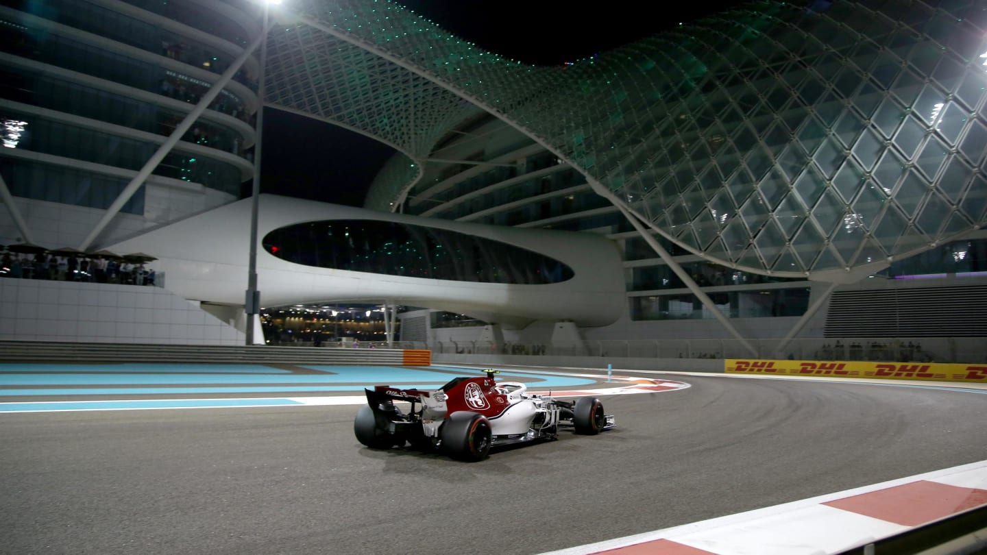 Charles Leclerc, Alfa Romeo Sauber C37 at Formula One World Championship, Rd21, Abu Dhabi Grand