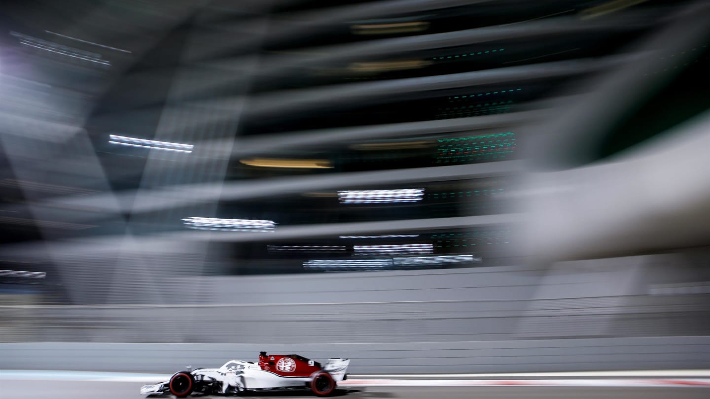 Marcus Ericsson, Alfa Romeo Sauber C37 at Formula One World Championship, Rd21, Abu Dhabi Grand Prix, Race, Yas Marina Circuit, Abu Dhabi, UAE, Sunday 25 November 2018.