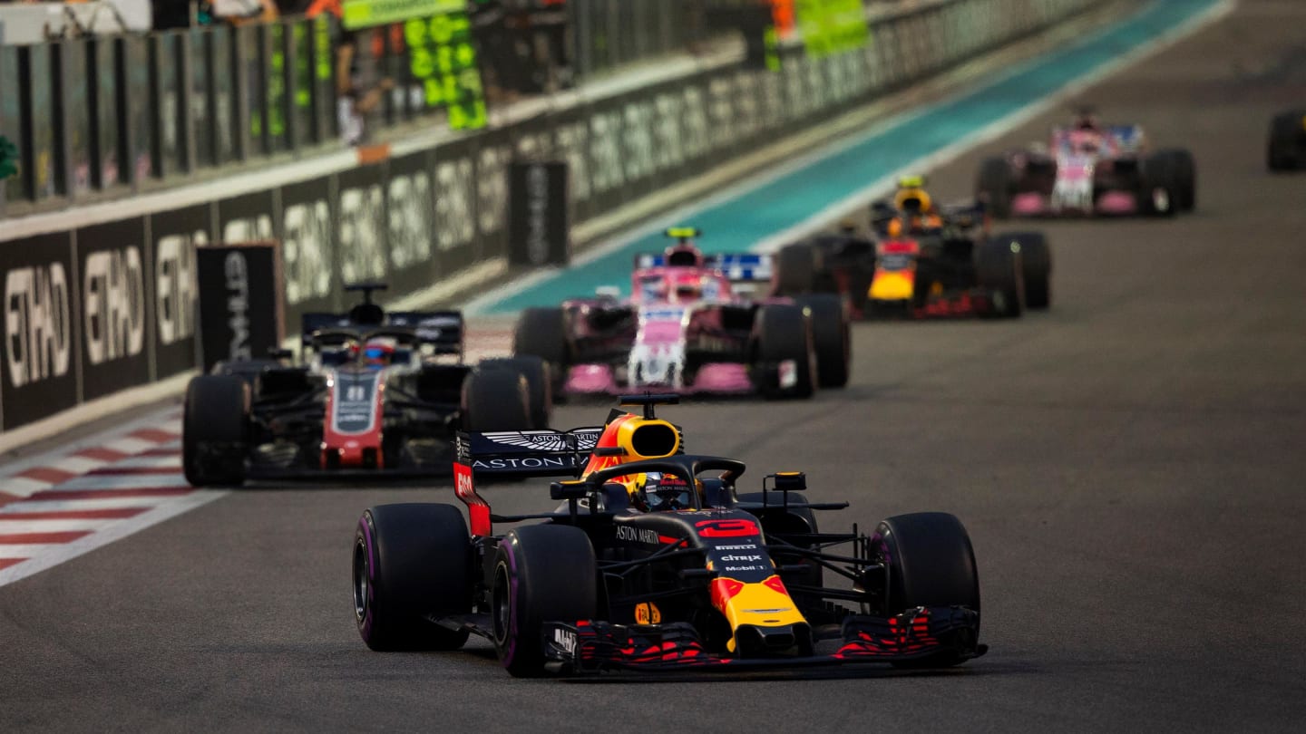 Daniel Ricciardo, Red Bull Racing RB14 at Formula One World Championship, Rd21, Abu Dhabi Grand